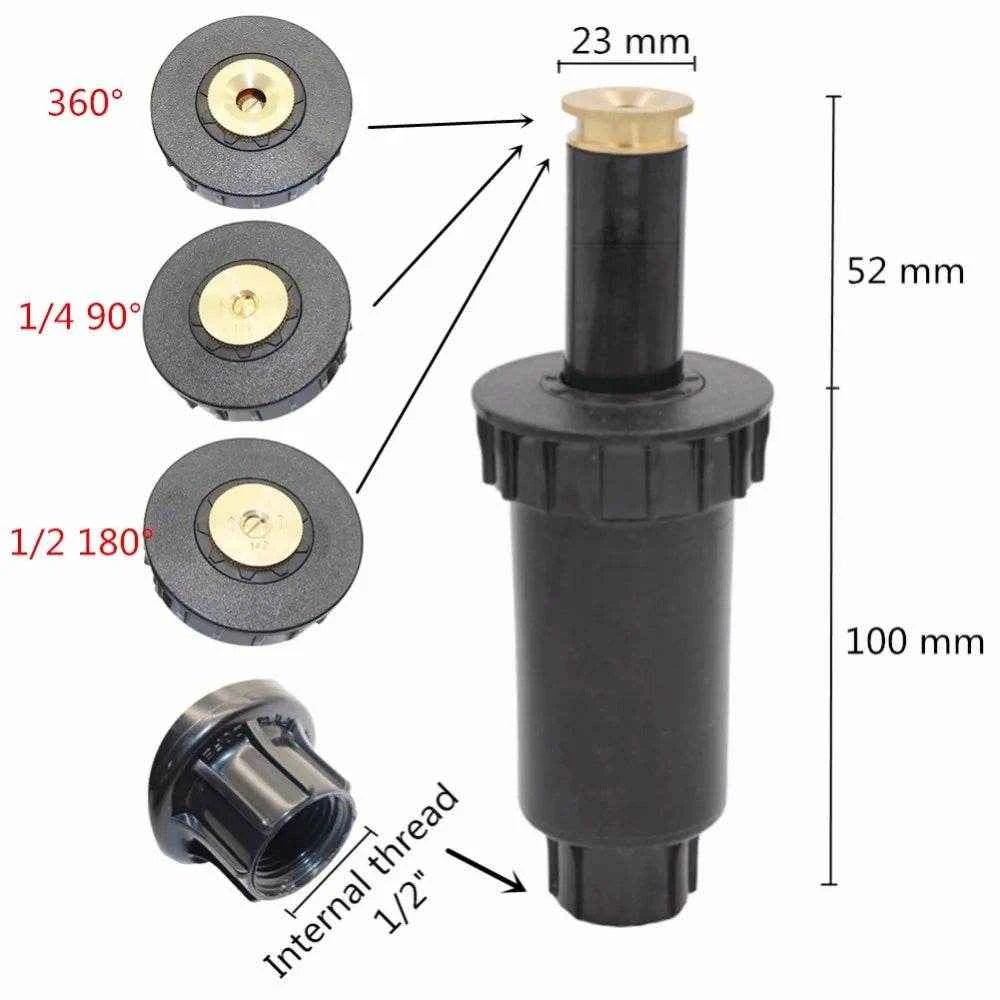 Qoraheyhub 360 Degree Stretch Scattering Sprinkler - Adjustable Lawn Watering