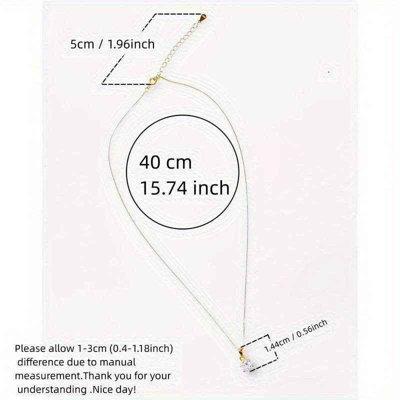 1 Carat Moissanite Pendant Necklace, 6.5mm, 925 Sterling Silver, 14K Golden Plated, Elegant Fashion Jewelry for Women, Ideal for Daily Wear and Gift Giving, Mother's Day, Valentine's, Engagement, Wedding, Anniversary, Birthda