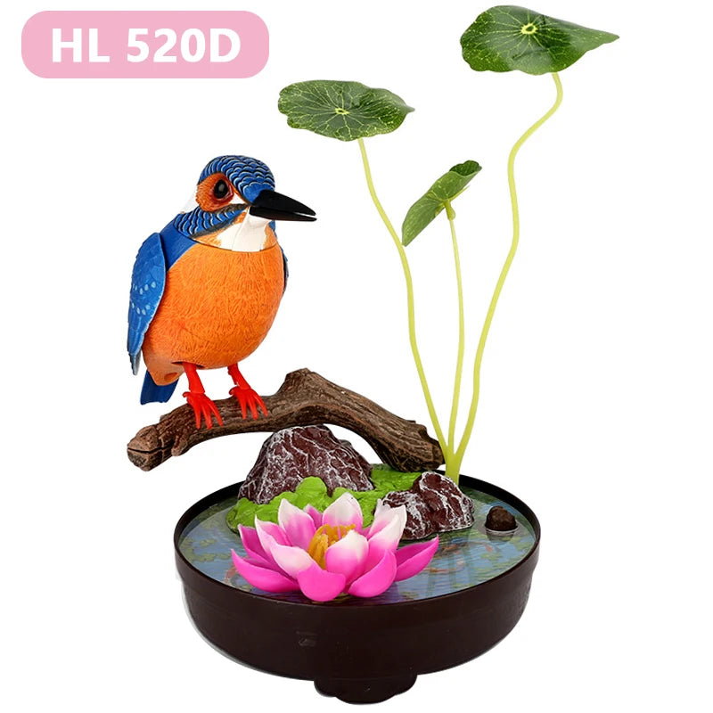 Electric Simulation Voice Control Parrot Toy Musical Magpie Talking Electronic Pet Bird Model Decoration Children'S Toy Gift - Qoraheyhub