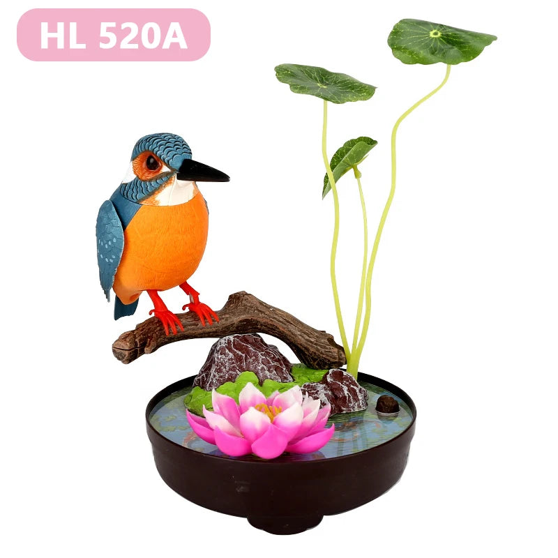 Electric Simulation Voice Control Parrot Toy Musical Magpie Talking Electronic Pet Bird Model Decoration Children'S Toy Gift - Qoraheyhub