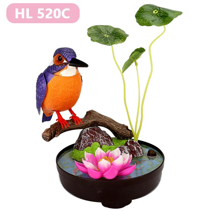 Electric Simulation Voice Control Parrot Toy Musical Magpie Talking Electronic Pet Bird Model Decoration Children'S Toy Gift - Qoraheyhub
