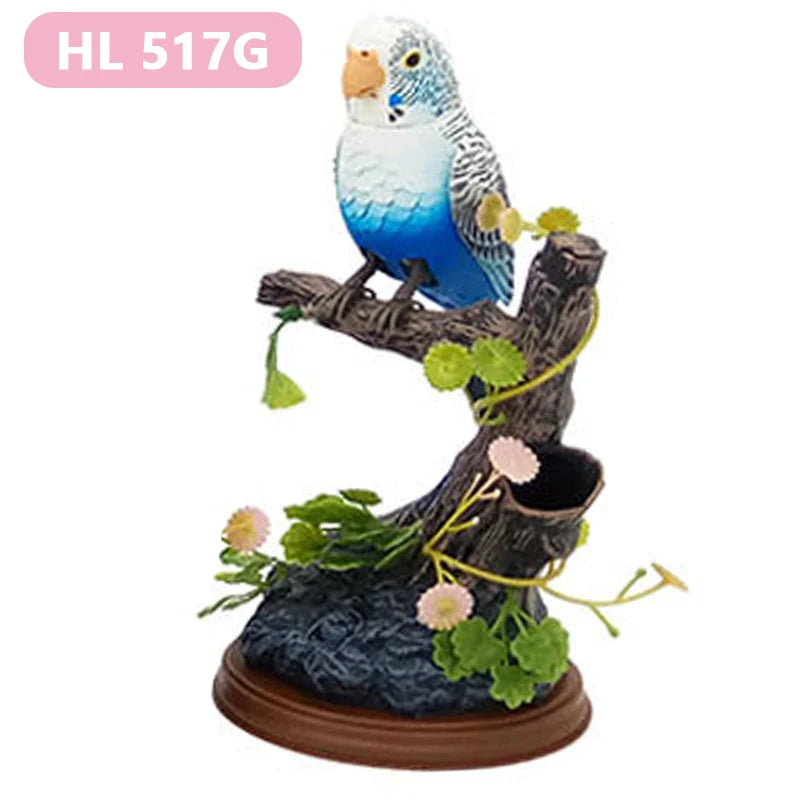 Electric Simulation Voice Control Parrot Toy Musical Magpie Talking Electronic Pet Bird Model Decoration Children'S Toy Gift - Qoraheyhub
