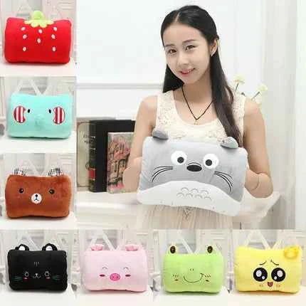 Kids cute gift Cartoon hand pillow Hand Warmer Nap weak hero class 1 arm pillow suho Non electrical Travel essentials
