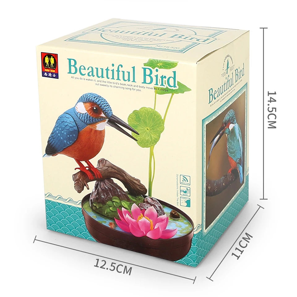 Electric Simulation Voice Control Parrot Toy Musical Magpie Talking Electronic Pet Bird Model Decoration Children'S Toy Gift - Qoraheyhub