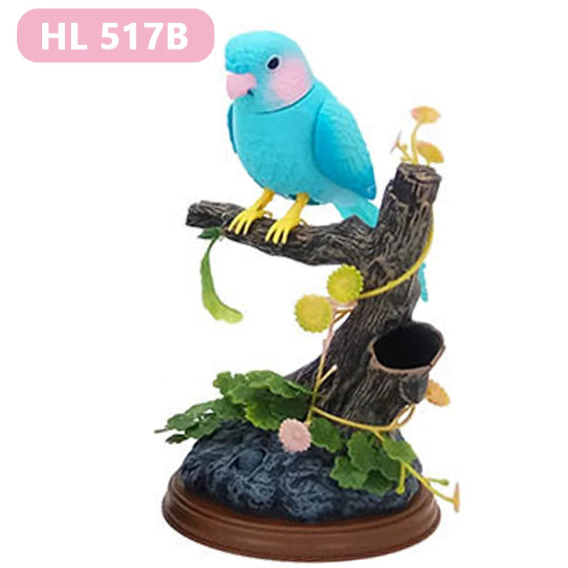 Electric Simulation Voice Control Parrot Toy Musical Magpie Talking Electronic Pet Bird Model Decoration Children'S Toy Gift - Qoraheyhub