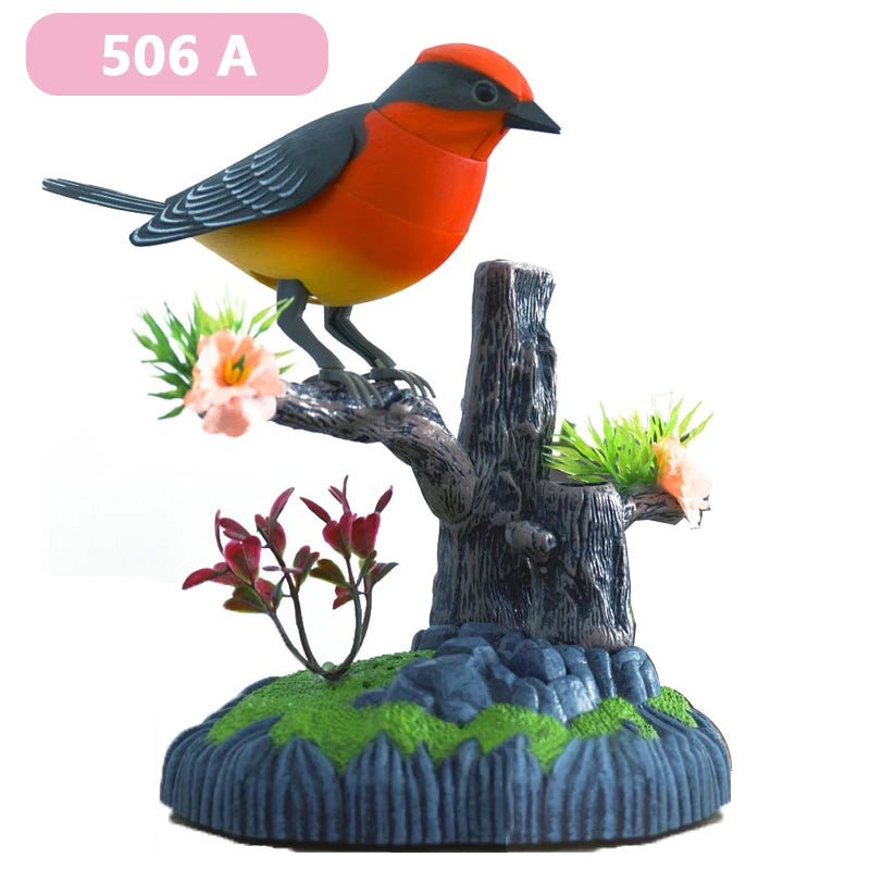 Electric Simulation Voice Control Parrot Toy Musical Magpie Talking Electronic Pet Bird Model Decoration Children'S Toy Gift - Qoraheyhub