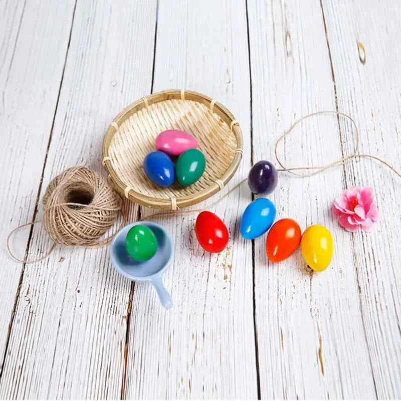 9 Color Solid Egg Shape Crayons Non Toxic Washable Painting Drawing Wax for Kids
