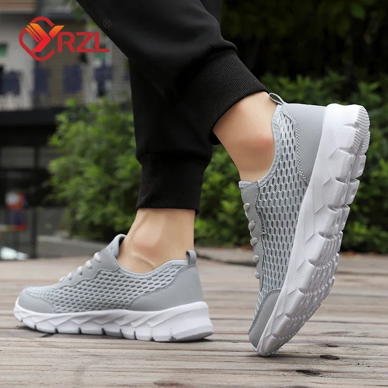 YRZL Tennis Shoes for Men Lightweight Sneakers High Quality Breathable Outdoor Athletic Jogging Sport Running Walking Man Shoes