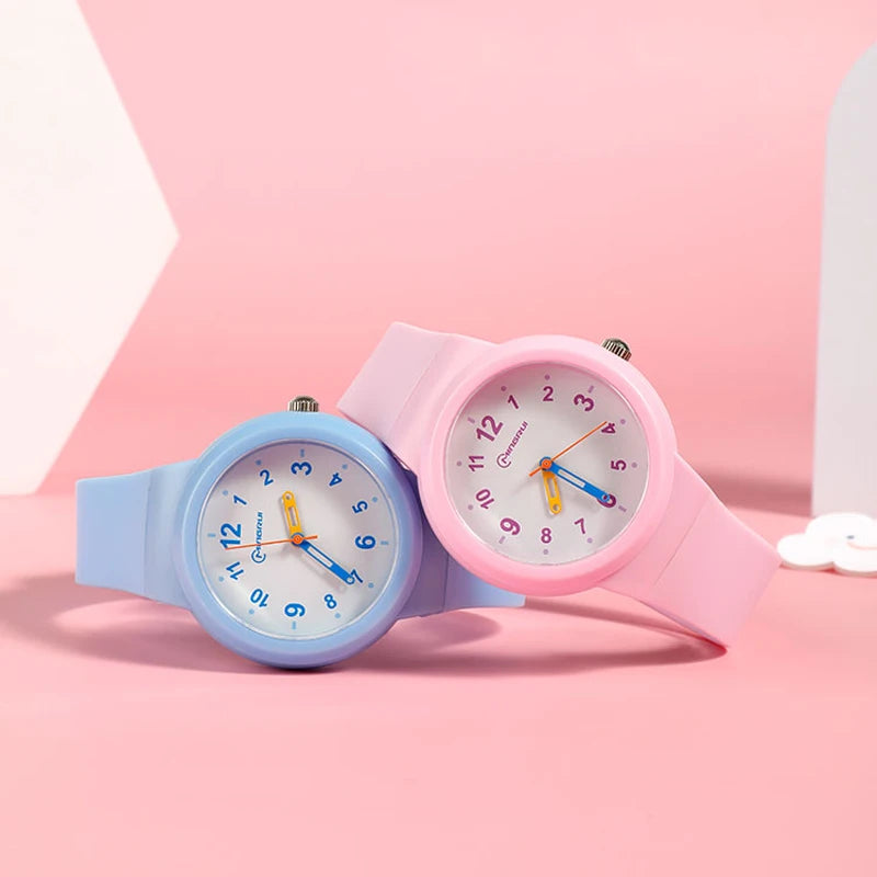 UTHAI CA03 3-12 Year Old Children's Watch Fashion Simple Sports Comfortable Waterproof High Boys Girls Quality Quartz Watches - Qoraheyhub