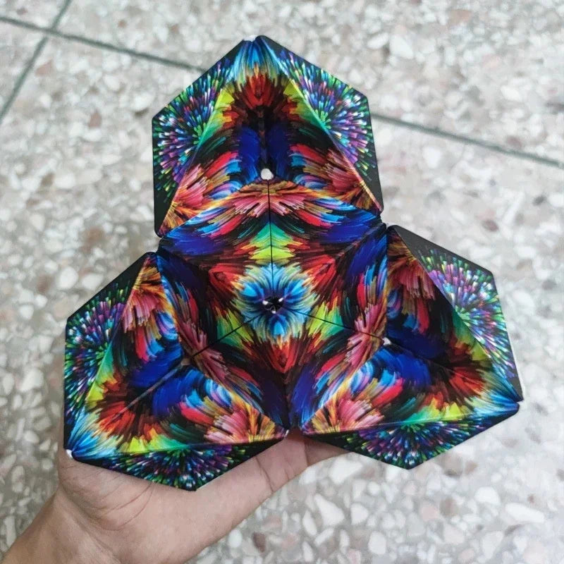Magic Infinite Cosmic Cube Shasibo Cubes Magnetic Changeable Cubes Magnetic Cubes Magnet Fidget AntiStres Flip Cubic Puzzle Toys - Qoraheyhub