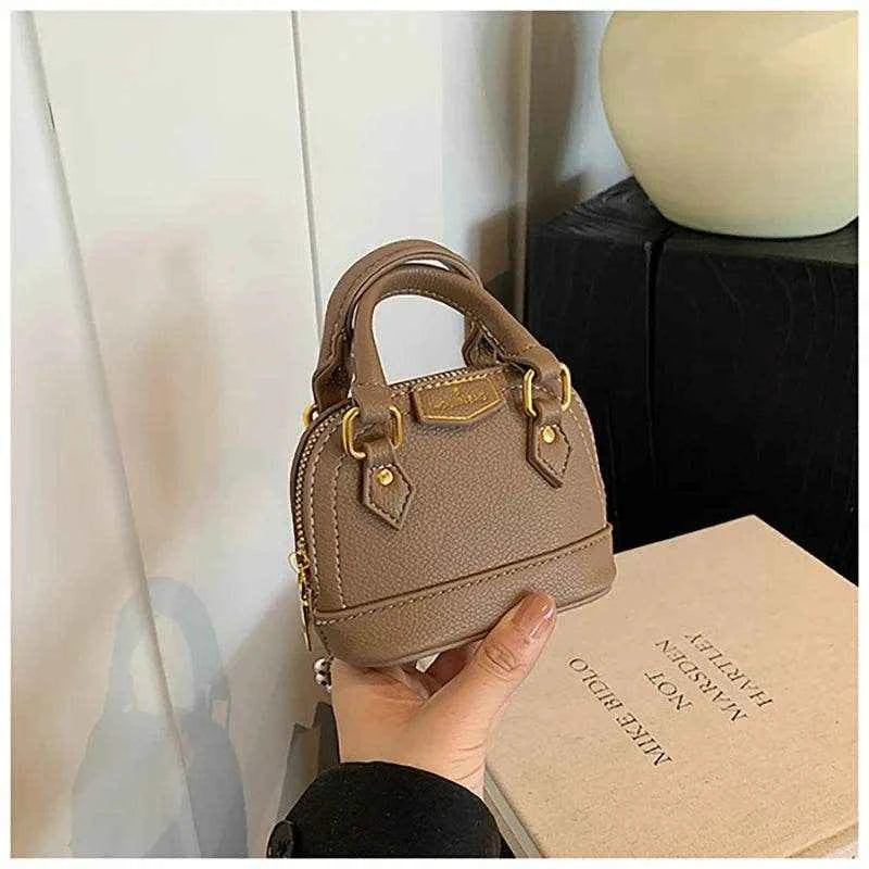 High-Grade Sense Mini Bags for Women 2024 New PU Leather Zipper Crossbody Bag Fashion Lipstick Earphone Coin Purse