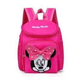 Disney cartoon Minnie children backpack girl boy bag baby cars gift bag for school kindergarten storage book bag