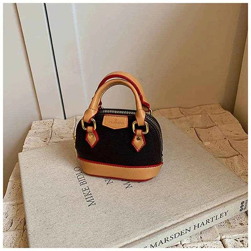 High-Grade Sense Mini Bags for Women 2024 New PU Leather Zipper Crossbody Bag Fashion Lipstick Earphone Coin Purse