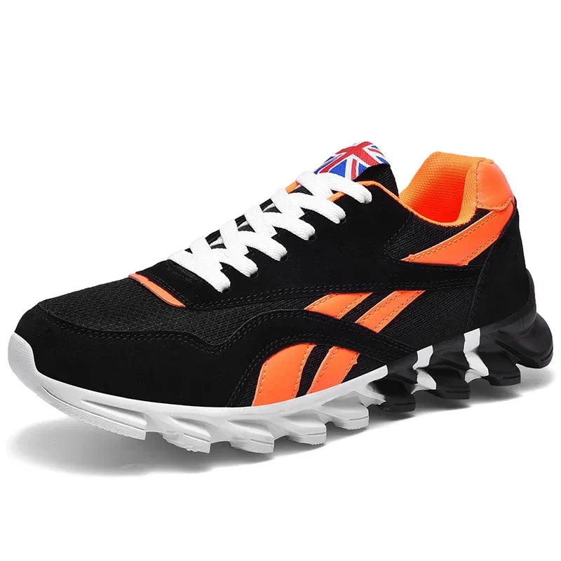 Men's Large Size 46-48 Running Walking Shoes Lightweight Breathable Mesh Cushioned Non-Slip Outdoor Casual Jogging Sneakers