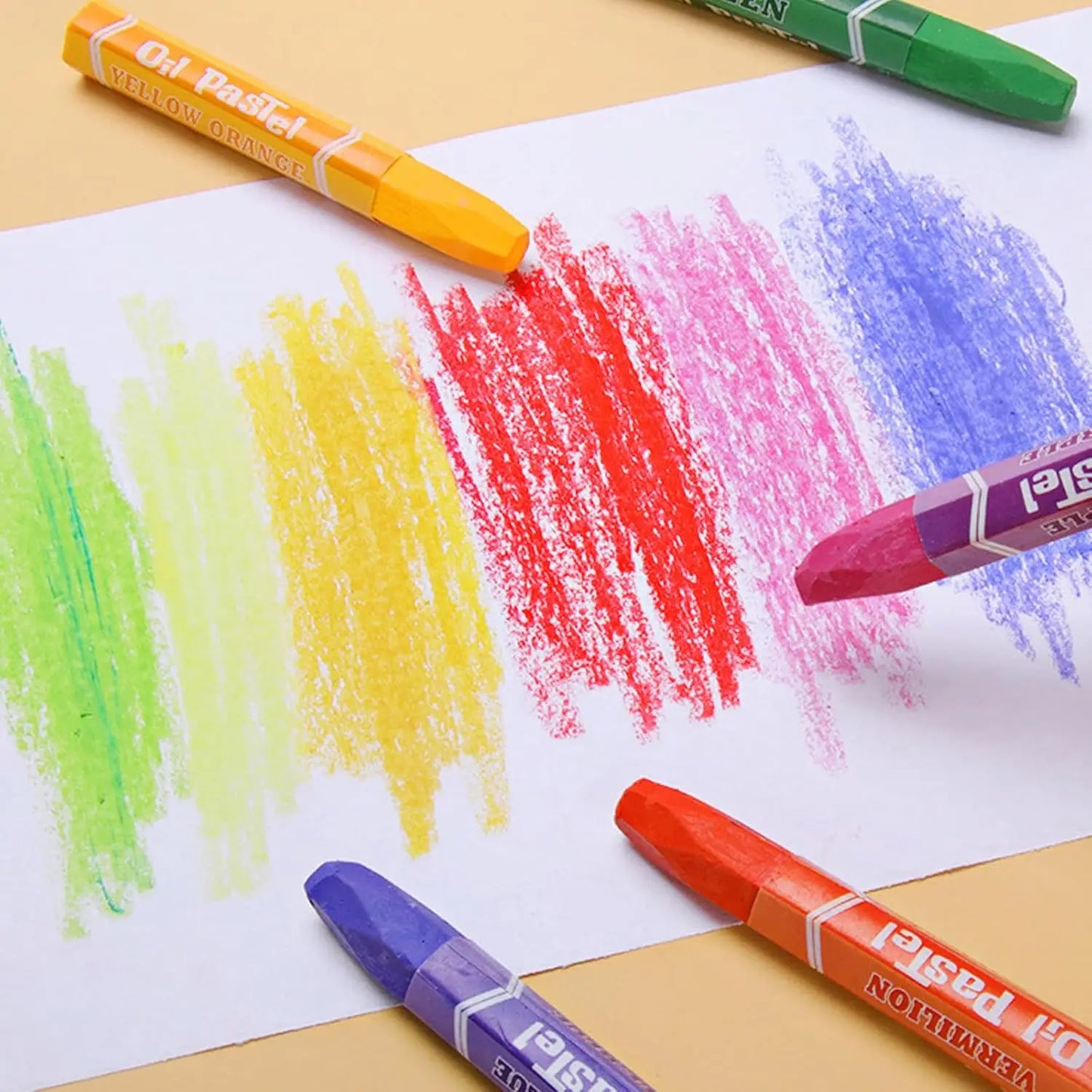 12/24/36 Colors Crayons Non Toxic Washable Oil Pastel for Kids,Art Supplies Drawing Coloring Crayon Set,Gift for Boys Girls - Qoraheyhub