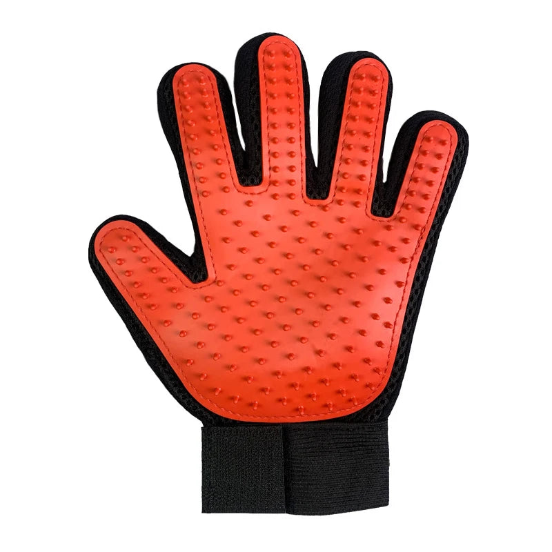 Pet Hair Remover Gloves Cat Grooming Hair Deshedding Brush Dog Comb Pet Bath Remover Clean Massage For Animal Massage Supplies - Qoraheyhub