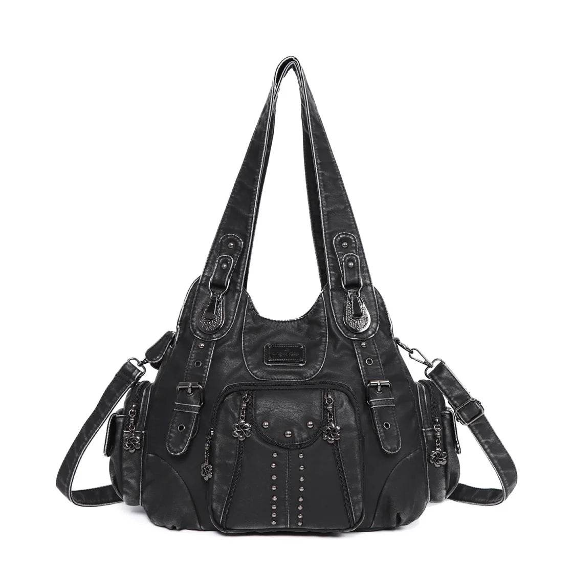 Angelkiss Women Fashion Handbags Large Shoulder Bags PU Leopard Handbag Satchel Big-capacity Shoulder Bag Phane Purse bolsa - Jewelrieshub - - jewelrieshub.com - Jewelrieshub -