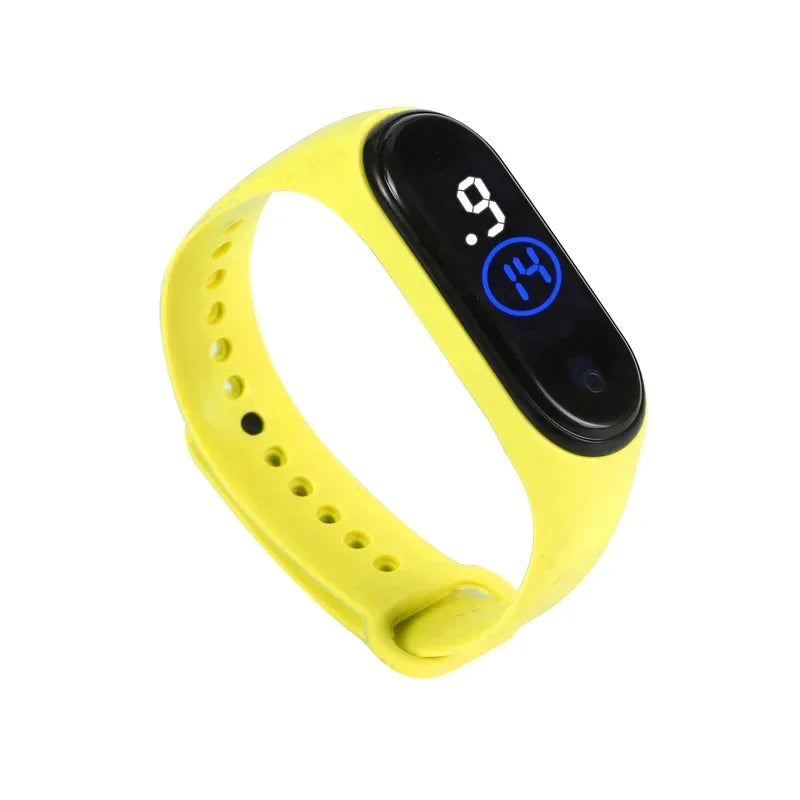 Fashion Sports Watch for Kids Children Waterproof Led Digital Watch Ultra-light Silicone Strap Teen Boys Girls WristWatch Unisex - Qoraheyhub