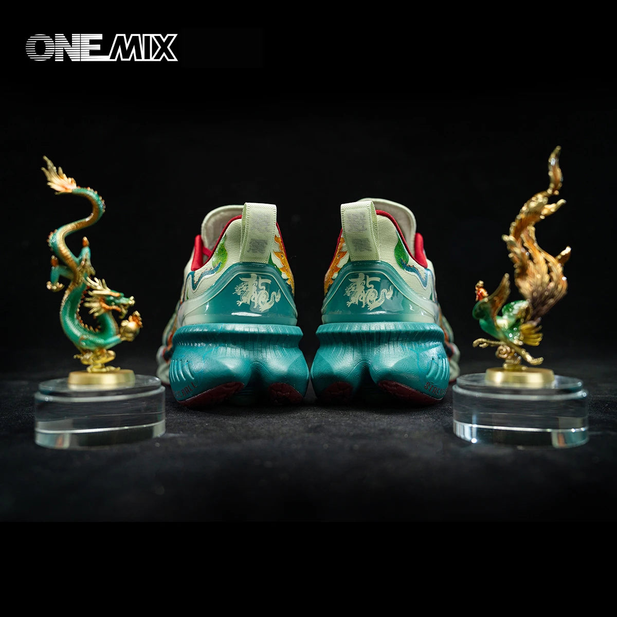 Onemix Original Designers Chinese Style Running Shoes for Men Luxury Women Shoes Breathable Sports Shoes Male Outdoor Sneaker