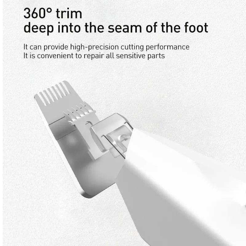 ROJECO Dog Hair Trimmer Professional Pet Foot Hair Trimmer Dog Grooming Clippers for Dogs Haircut Hair Cutting Electric Shaver - Qoraheyhub