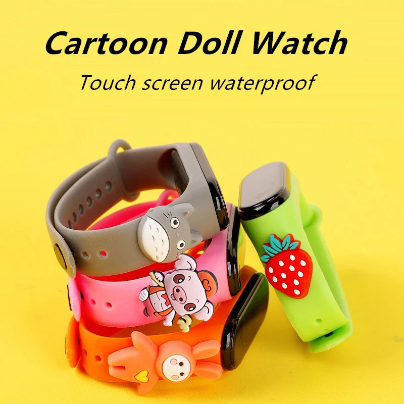 Waterproof Sports Watch for Kids Cartoon Dinosaur Unicorn Toys Children Led Digital Electronic Watch for Boys Girls Bracelet - Qoraheyhub