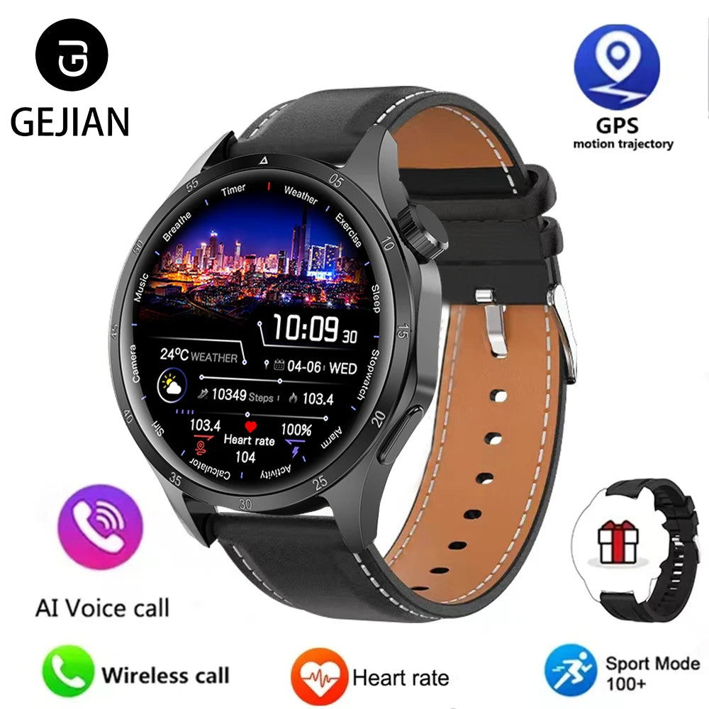 For HUAWEI GT5 Pro GPS NFC Smart Watch Men 360*360 AMOLED Screen Heart rate Bluetooth Call IP67 Waterproof Man Smartwatch 2025 - Qoraheyhub