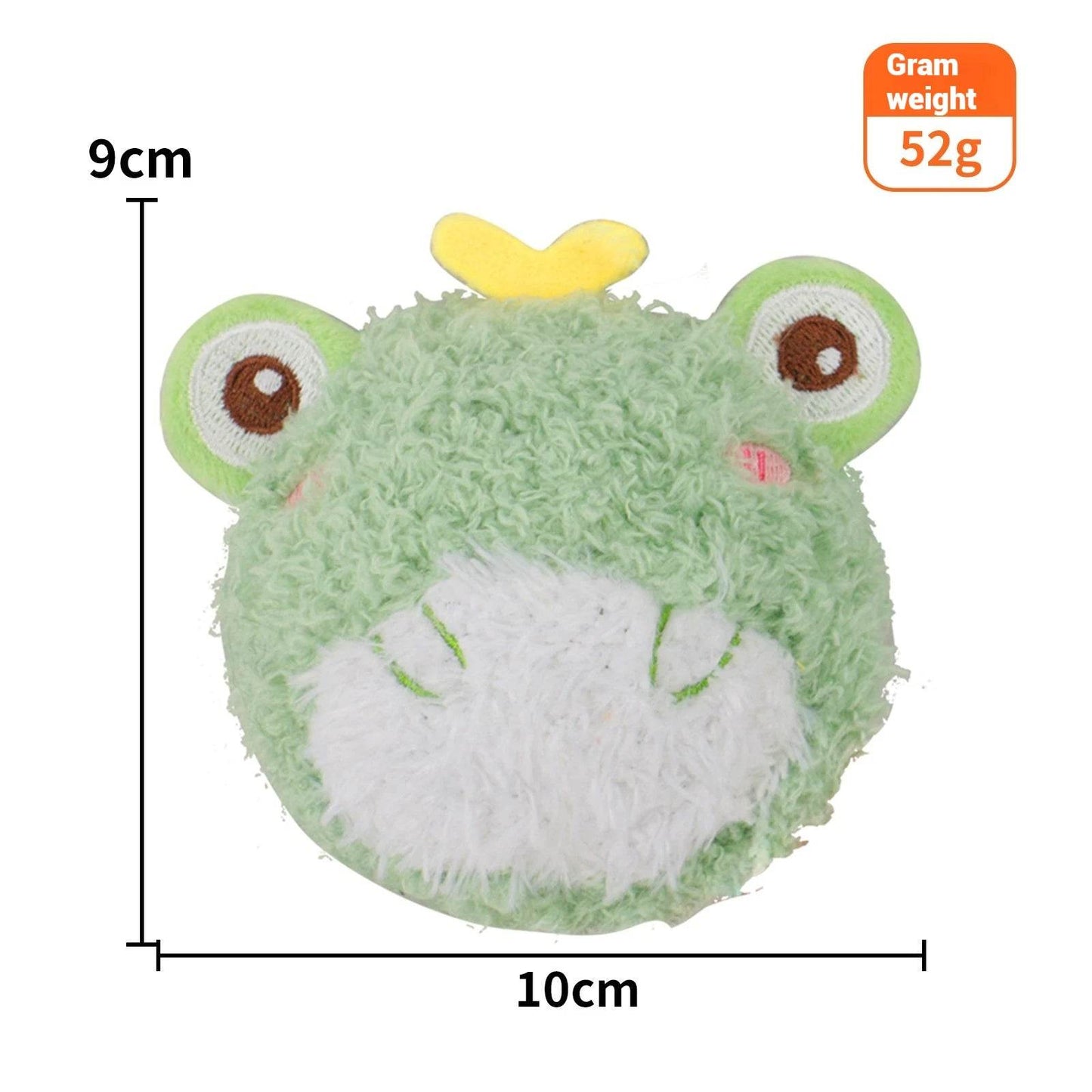 New Sell Well Cute Chicken Squeak Dog Toy Chew Tpr Ball Plush Cartoon Deer Frog Pet Toy For Small Medium Dogs Toys Qoraheyhub Frog Ball Deer Ball Little Chicken Ball Frog Ball-Deer Ball-Little Chicken Ball-