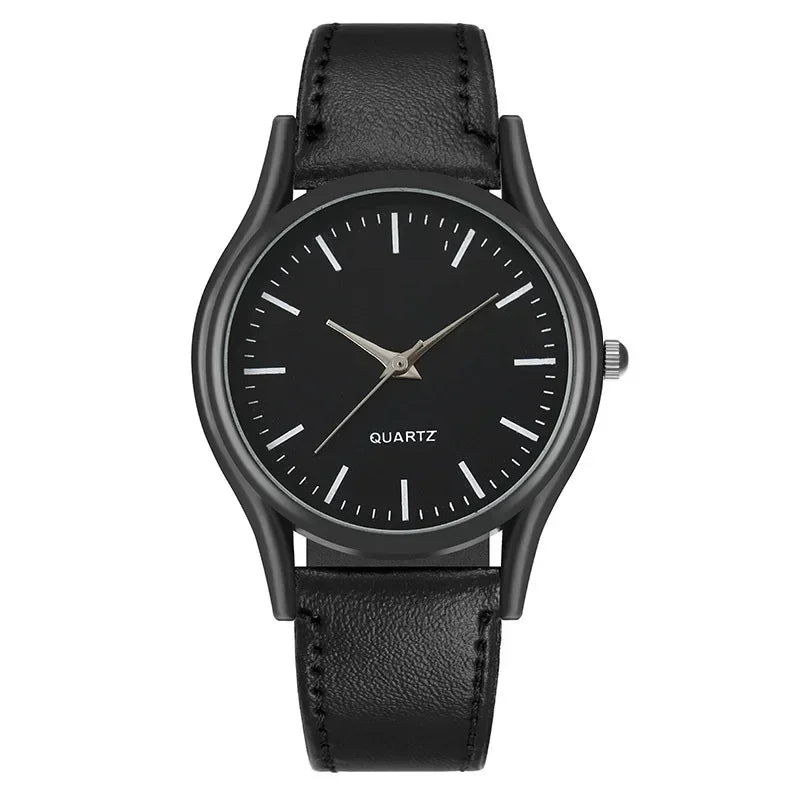 Reloj Hombre Watches for Men Business Mens Watch Luxury Leather Bracelet Quartz Wristwatch Casual Clock Gift Montres Hommes - Qoraheyhub