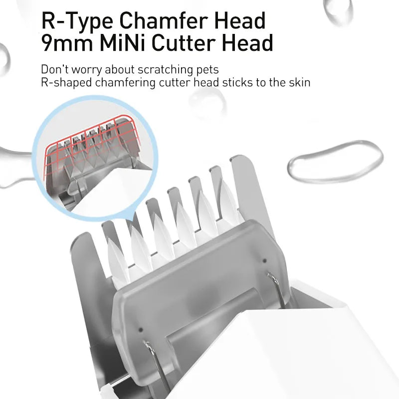 ROJECO Dog Hair Trimmer Professional Pet Foot Hair Trimmer Dog Grooming Clippers for Dogs Haircut Hair Cutting Electric Shaver - Qoraheyhub