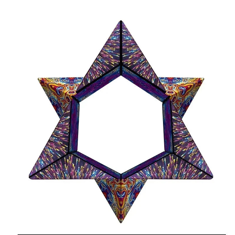 Magic Infinite Cosmic Cube Shasibo Cubes Magnetic Changeable Cubes Magnetic Cubes Magnet Fidget AntiStres Flip Cubic Puzzle Toys - Qoraheyhub