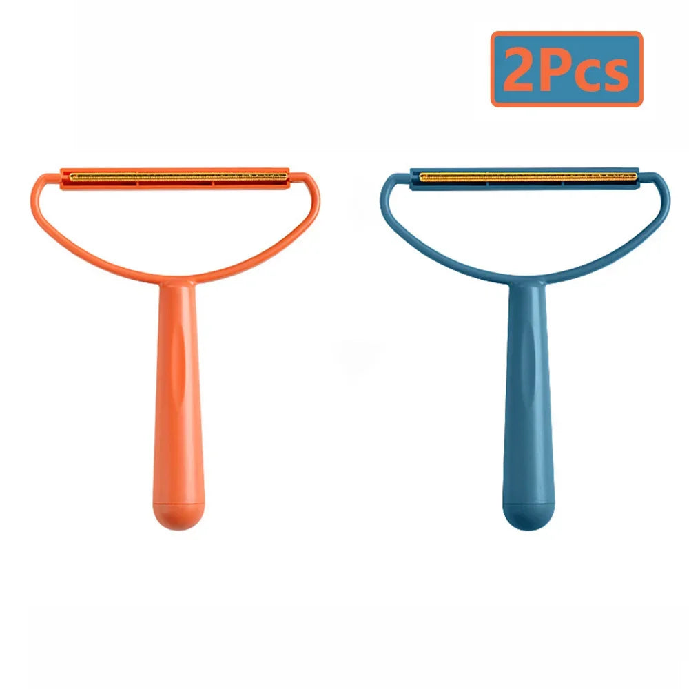 1-50Pcs Clothes Hair Scraper Pet Manual Lint Removal Coat Clothes Double Sided Hair Removal Shaver Brush Tool for Carpet Wool - Qoraheyhub