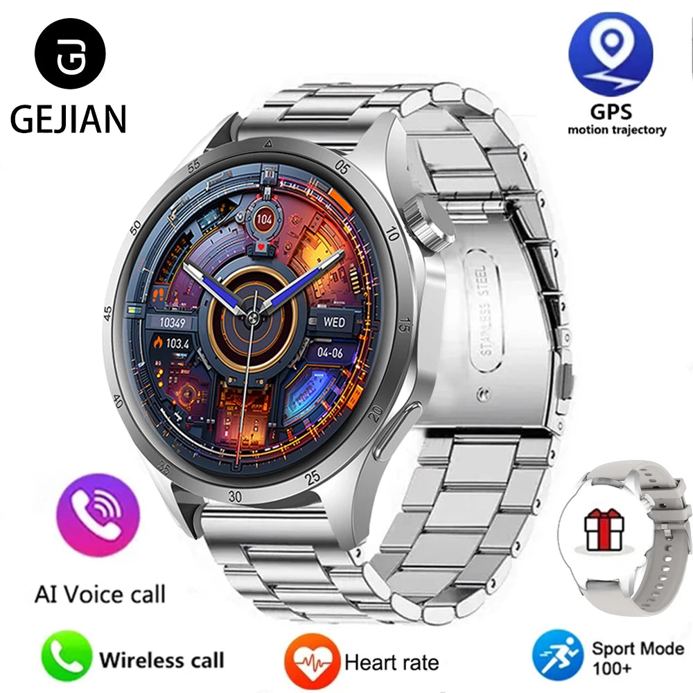 For HUAWEI GT5 Pro GPS NFC Smart Watch Men 360*360 AMOLED Screen Heart rate Bluetooth Call IP67 Waterproof Man Smartwatch 2025 - Qoraheyhub