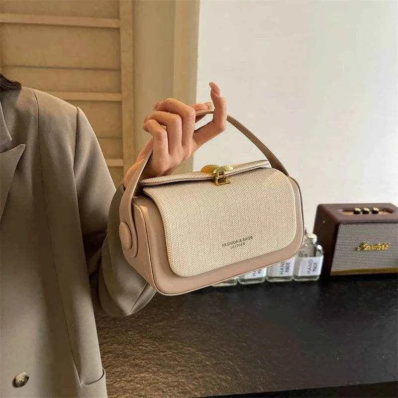 Simple Fashion Mini Square Women Crossbody Bags 2024 Luxury Designer Purses And Handbags Box Shape Pure Color Shoulder Satchels