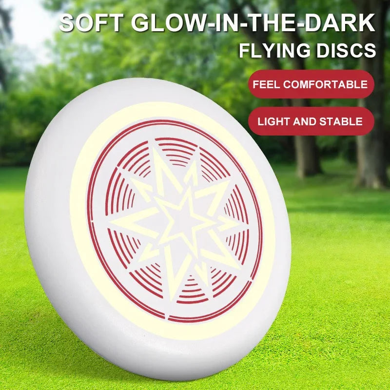 1Pcs Kids Hand Throwing Boomerang Toys Luminous Flying Discs Safe Soft Kids Can Be Roundabout Parent-child Game Outdoor Sport - Qoraheyhub