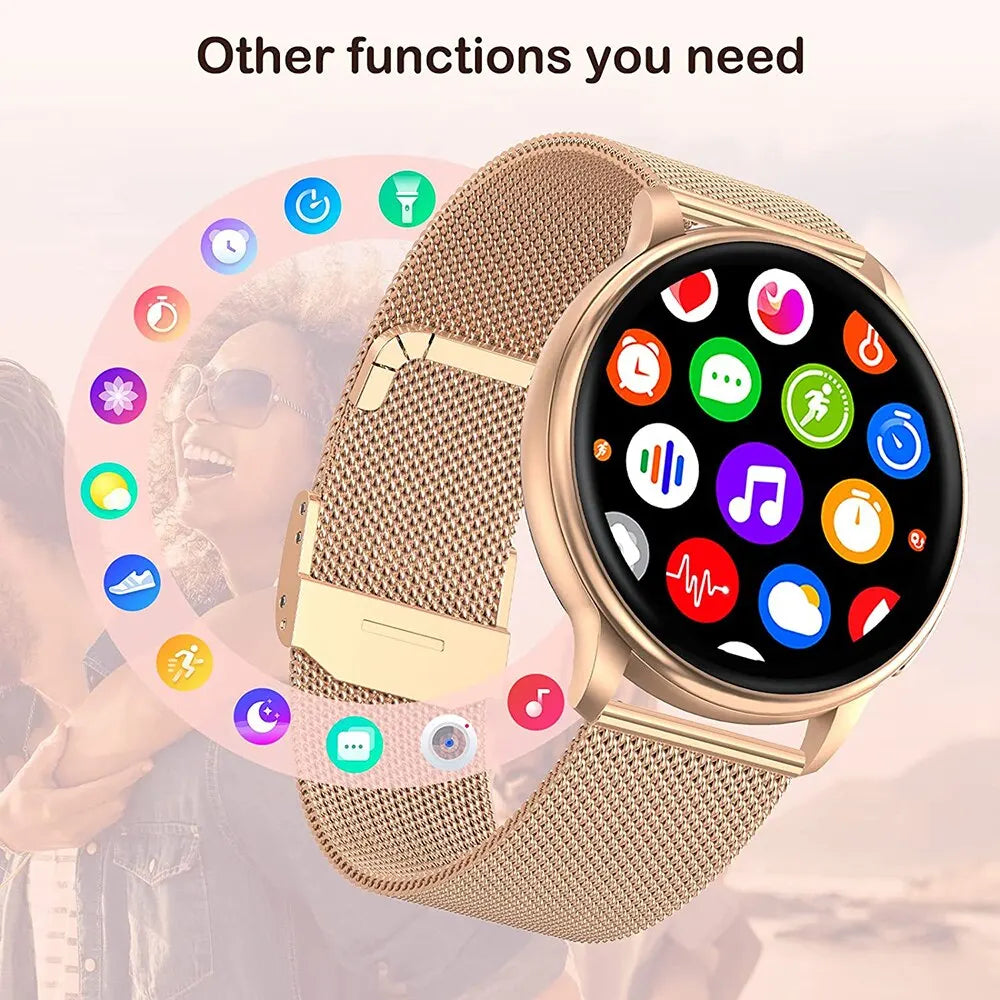 MEVADEN Bluetooth Call Smart Watch Women Custom Dial Watches Men Sport Fitness Tracker Heart Rate Smartwatch For Android IOS Y22 - Qoraheyhub
