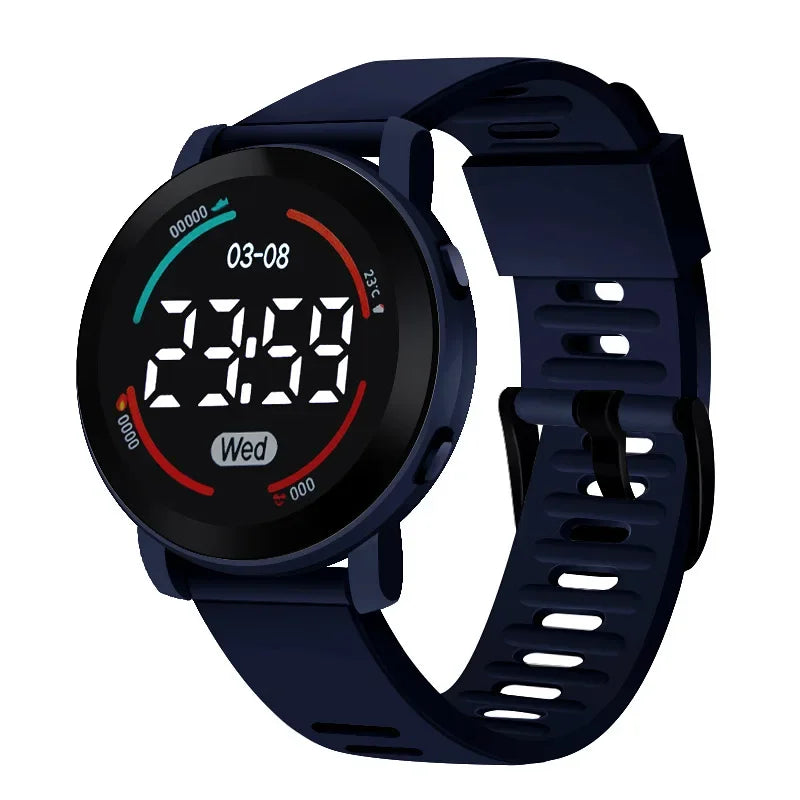 Children's Watches Fashion Digital Watches for Kids Waterproof Sport LED Electronic Wristwatch Simple Boys Girls Student Clock - Qoraheyhub