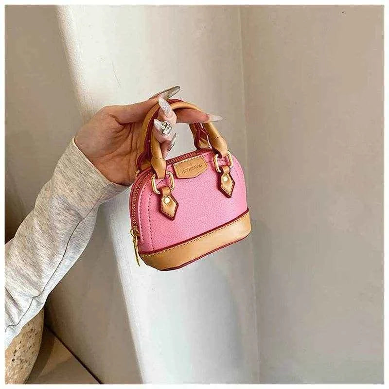 High-Grade Sense Mini Bags for Women 2024 New PU Leather Zipper Crossbody Bag Fashion Lipstick Earphone Coin Purse