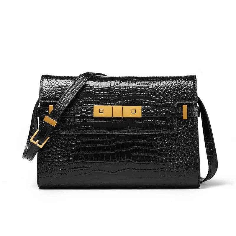 Manhattan handbag, retro high-end feeling, underarm mailman baguette bag