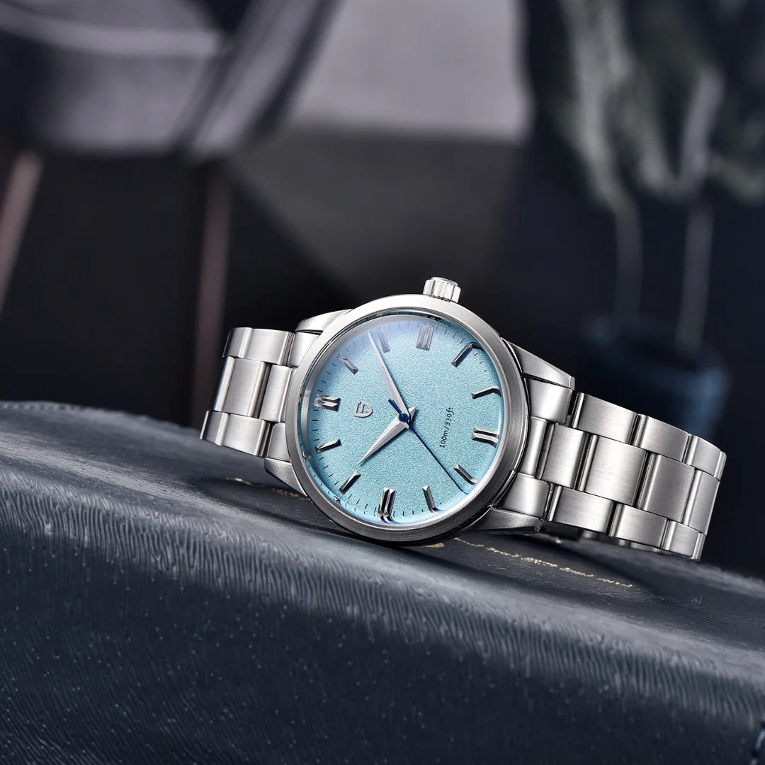 PAGANI DESIGN 2024 New 38mm Men's Quartz Watches Stainless Steel AR Coating Sapphire VH31 Business Sports Watches Watch for Men - Qoraheyhub