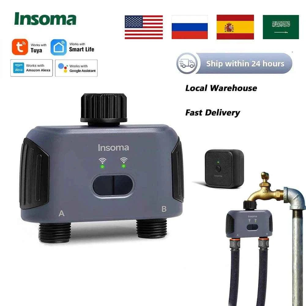 Insoma Wifi Water Timer for Garden with Smart Control