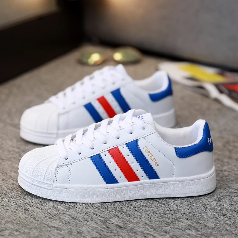 2025 Men Sports Shoes Fashion Casual Flats Vulcanize Shoes Ladies Outdoor Walking Sneakers Women Comfortable Classical Shoe Bre