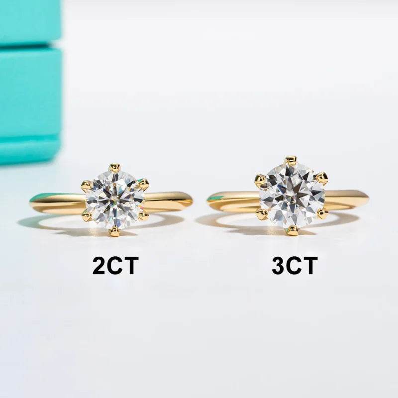 Yellow Gold Ring 3ct D Color Moissanite Engagement Rings For Women GRA Cer Customs Jewelry Wholesale Jewelrieshub 3ct / 8 2ct / 8.5 3ct / 8.5 3ct / 8-2ct / 8.5-3ct / 8.5-2ct / 9-3ct / 9-2ct / 9.5-3ct / 9.5-2ct / 10-3ct / 10-3ct / 4-2ct / 4.5-3ct / 4.5-2ct / 5-3ct / 5-2ct / 5.5-3ct / 5.5-2ct / 6-3ct / 6-2ct / 6.5-3ct / 6.5-2ct / 7-3ct / 7-2ct / 7.5-3ct / 7.5-2ct / 8-2ct / 4-
