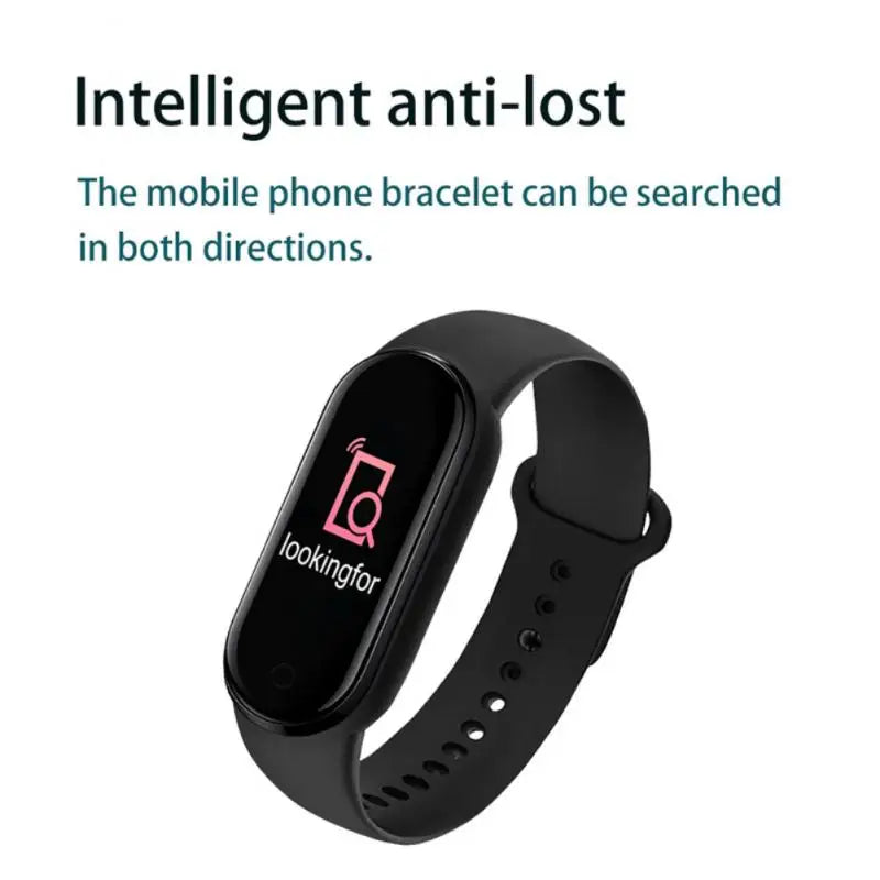 M6 Smart Watch Men Women Fitness Smart Bracelet Sports Band Heart Rate Blood Pressure Monitor Waterproof Multi-function Watches - Qoraheyhub