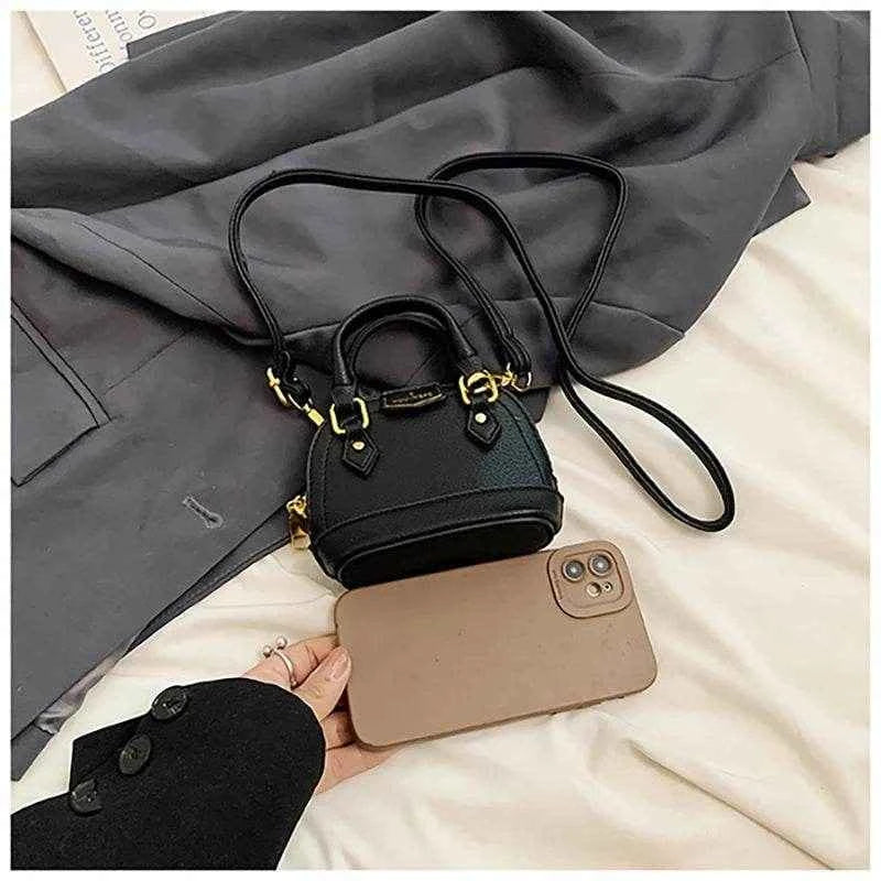 High-Grade Sense Mini Bags for Women 2024 New PU Leather Zipper Crossbody Bag Fashion Lipstick Earphone Coin Purse