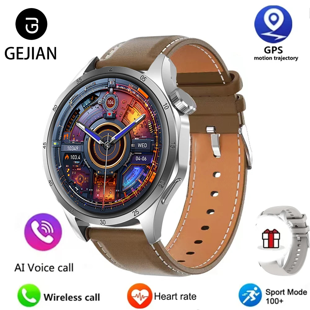 For HUAWEI GT5 Pro GPS NFC Smart Watch Men 360*360 AMOLED Screen Heart rate Bluetooth Call IP67 Waterproof Man Smartwatch 2025 - Qoraheyhub