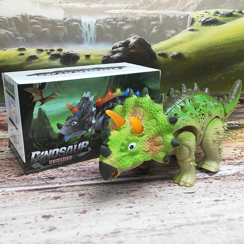 Talking and Walking Dinosaur Electric Dinosaur toys interactive kids Toys Animal Toys gift Tyrannosaurus Rex - Qoraheyhub