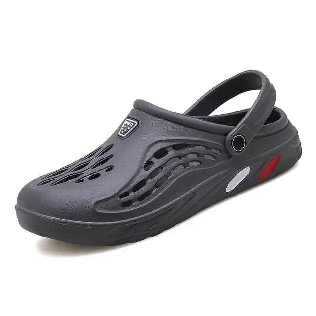 Men Sandals Lightweight Casual Shoes EVA Soft Sole Hole Shoes Plus 49 Clogs Outdoor Beach Falt Slippers Garden Shoes