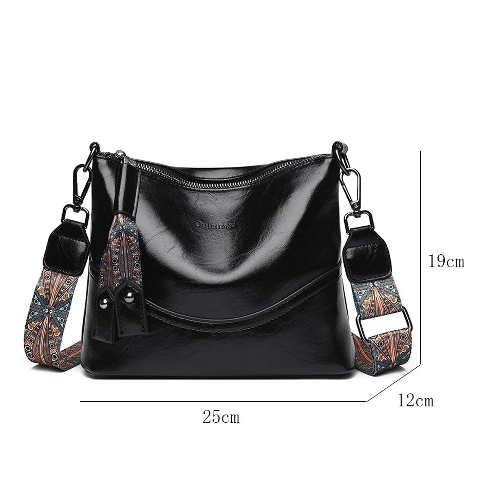 Luxury Designer Shoulder Crossbody Bags High-quality Leather Women Bags 2025 Fashion Ladies Handbags Crossbody Messenger Bag Sac