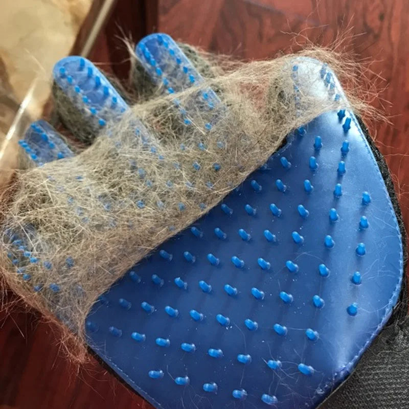 Hot Sell 1PC Cat Hair Remove Gloves Rubber Pet Beauty Cleaning Grooming Effective Massage Dog Combs Floating Brush 6 Color - Qoraheyhub