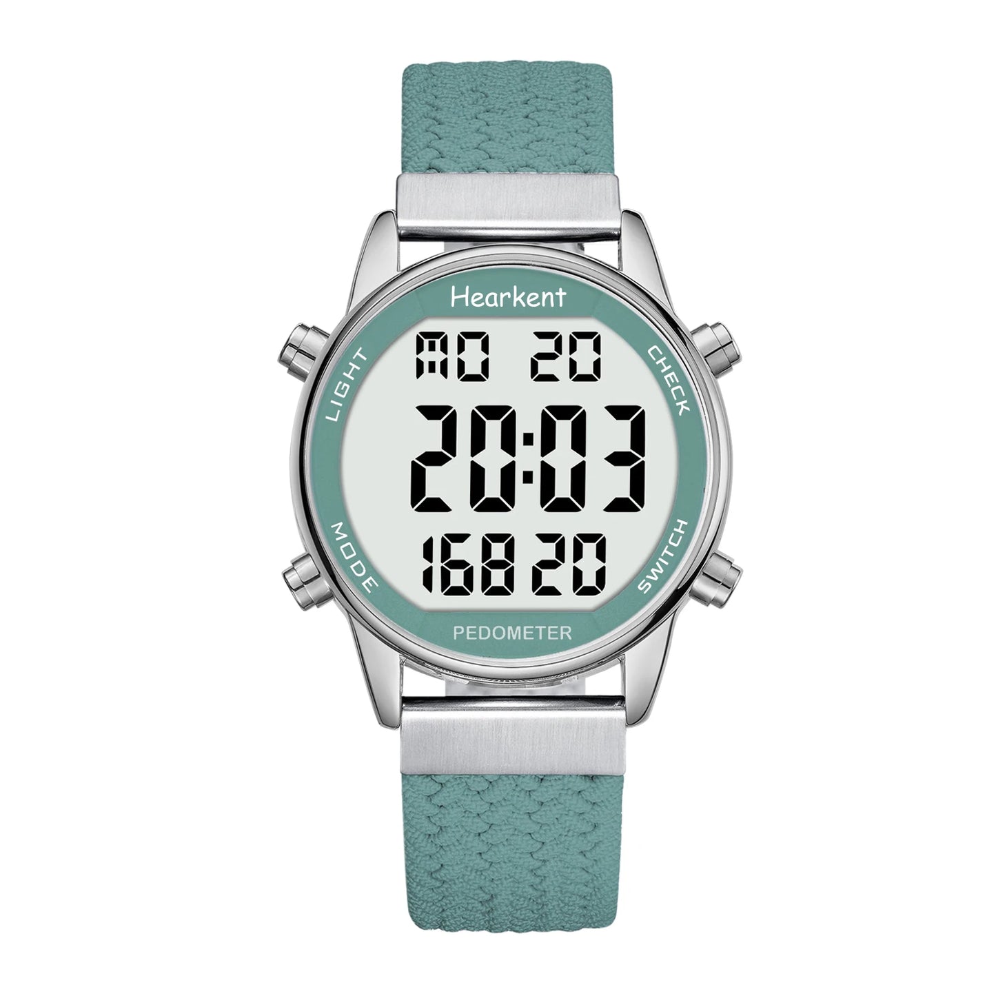 Hearkent Pedometer Sport Watches Step Counter Watch Women Digital Watches Calories Mile Stopwatch Countdown for Walking Tracker - Qoraheyhub